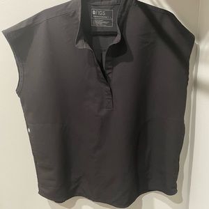 Women’s Black Figs Rafaela Oversized Scrub Top Size Large